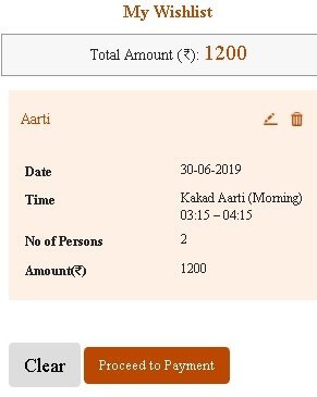 Online Aarti Booking in Shirdi