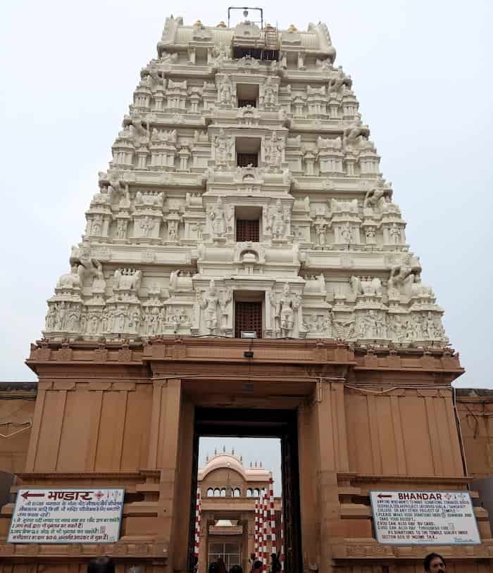 श्री रंग जी मन्दिर वृन्दावन मथुरा